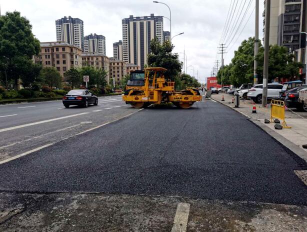 住宅小区道路沥青路面施工