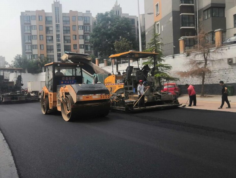 住宅小区道路沥青路面施工
