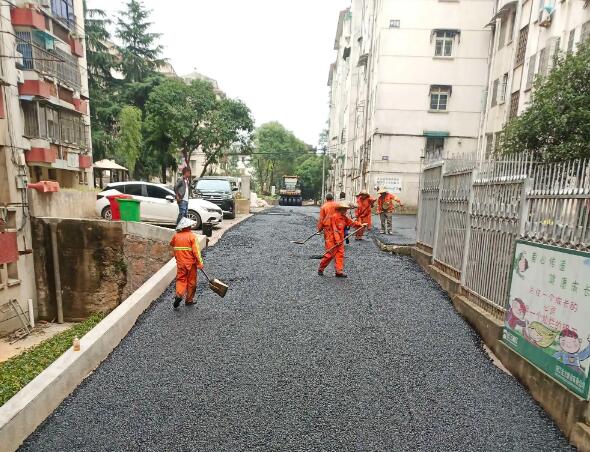 住宅小区道路沥青路面施工