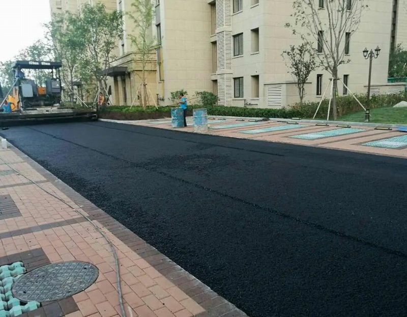 住宅小区道路沥青路面施工