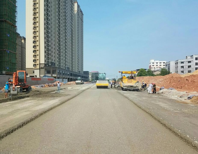 住宅小区道路沥青路面施工